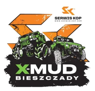 Logo rajdu Serwis Kop X-MUD Bieszczady